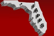 Florida Association of Professional Process Servers (FAPPS) member logo — map of Florida with FAPPS lettering